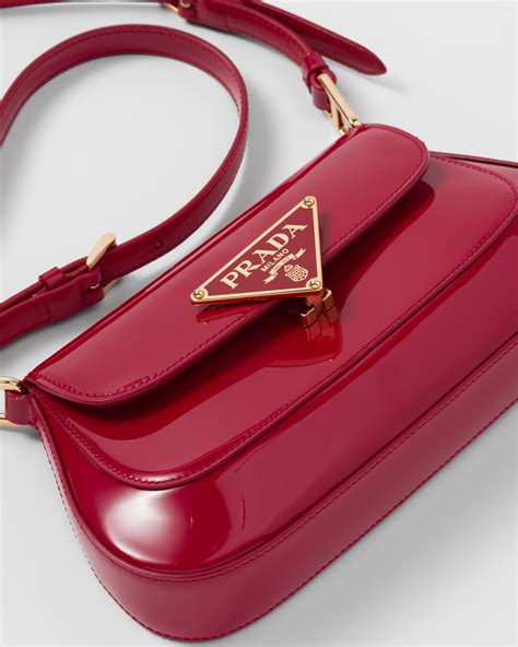 prada cherry red bag|prada red shoulder bag.